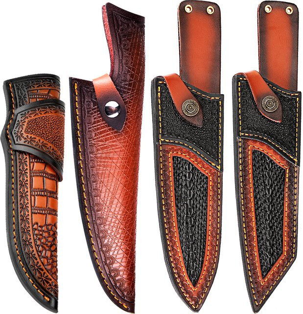 Xituo Premium-Messerscheide aus Leder in Braun, 20,3 cm Küchenmesser-Holster - Bild 1