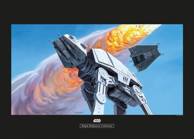 Komar Wandbild Star Wars AT-AT, Multicolor, Breite: 70 cm, Höhe: 50 cm - Bild 1