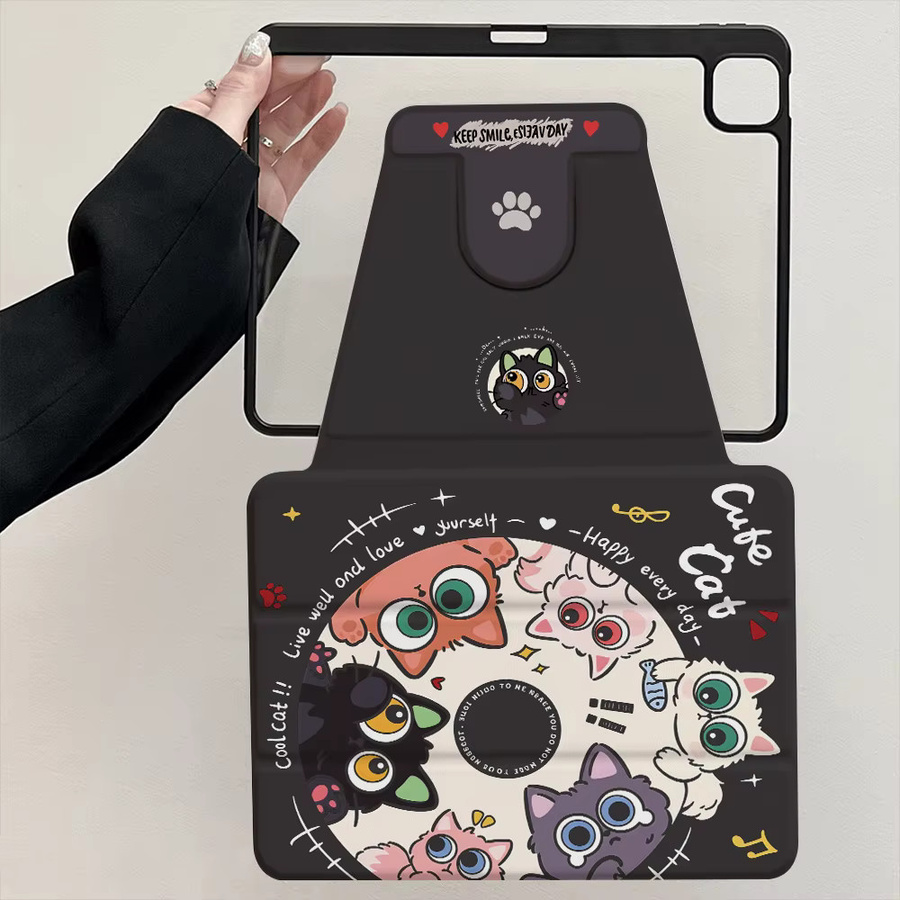 Smart Cover Hülle für Apple iPad Pro 13 M4 M5 2025 2024, iPad 11 M5 2025, iPad 10.5 2017, iPad 9.7 2018 und iPad 10. Generation 10.2 - Bild 2