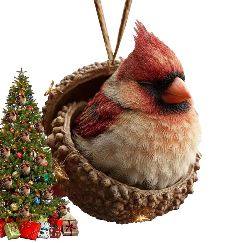 Fashnics Weihnachts-Hängeornament mit Tierfiguren aus Kunststoff, mehrfarbig - Bild 3