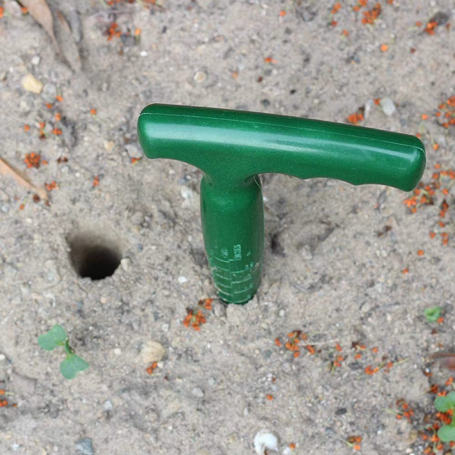 Vibratite Pflanzlochlocher Boden Puncher in Grün für Aussaat und Transplantation - Bild 3