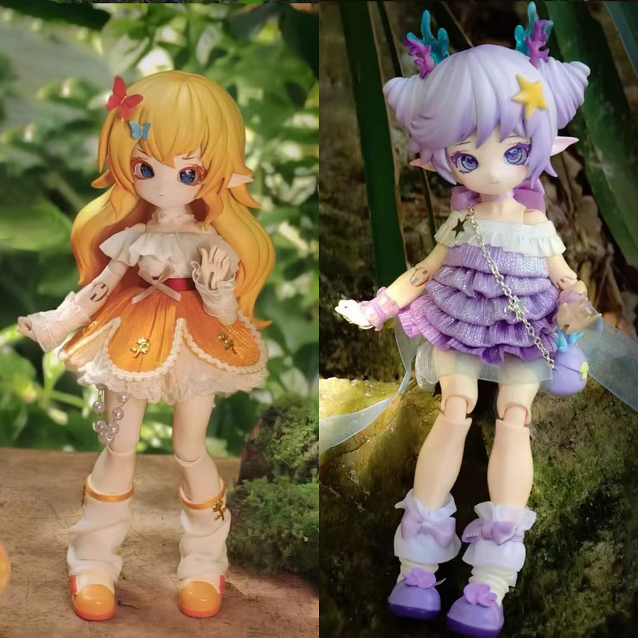 XiDonDon Pilz-Fungus, Anime-Figur, 1/12 BJD Blind Box, bewegliche Gelenkpuppe - Bild 3