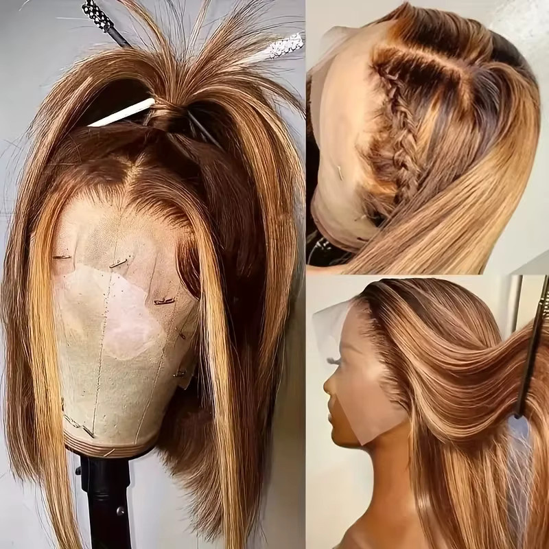 Dula A Hair Bob Perücke Ombre 4/27, Echthaar, Damen - Bild 3