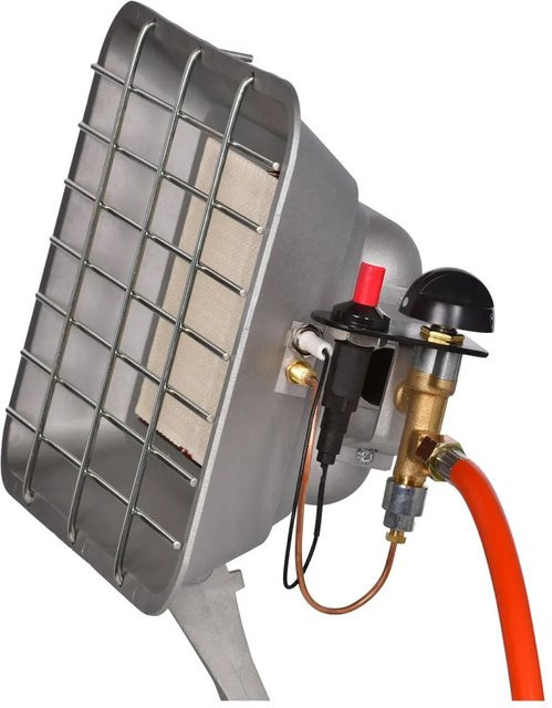 Firefix Gas-Heizstrahler Comfort Heizgerät 4,5 kW in Schwarz oder Silberfarben - Bild 1