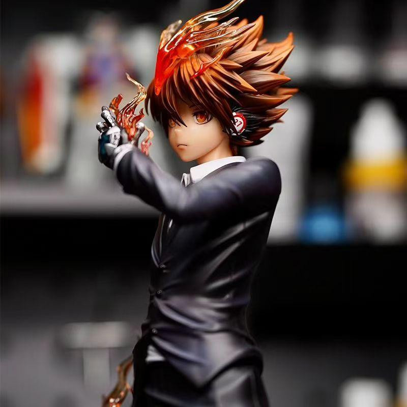 Yiran toy 1 HITMAN REBORN! Sawada Tsunayoshi 1/6 Modell Statue mit Flammeneffekt - Bild 2