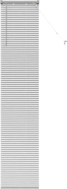 vidaXL Balkenjalousien mit Vorhängen aus Aluminium in Silber, B/H: 45 x 220 cm - Bild 1