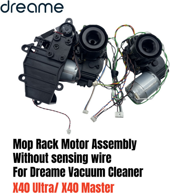 Dreame Mop Rack Motorbaugruppe ohne Sensordraht in Schwarz für X40 Ultra und X40 Master Roboterstaubsauger Ersatzteile - Bild 1