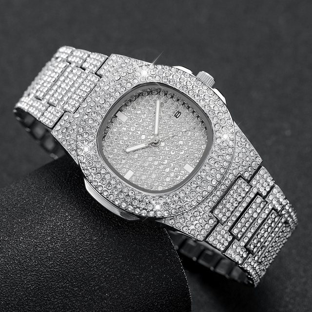 yolako Armbanduhr, Quarz, Edelstahl, Diamant, Herren - Bild 1