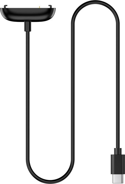 IEOVIEE USB-C Ladegerät für Fitbit Inspire 3 Fitness Tracker mit Kabelclip in Schwarz - Bild 1