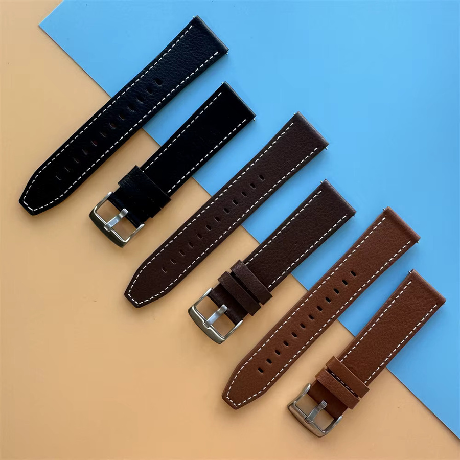 Huami Amazfit Uhrenarmband Leder, 20 mm, 22 mm - Bild 2