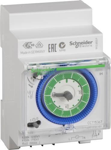 Schneider Electric CCT15367 Hutschienen-Zeitschaltuhr analog 230V in Weiß - Bild 1
