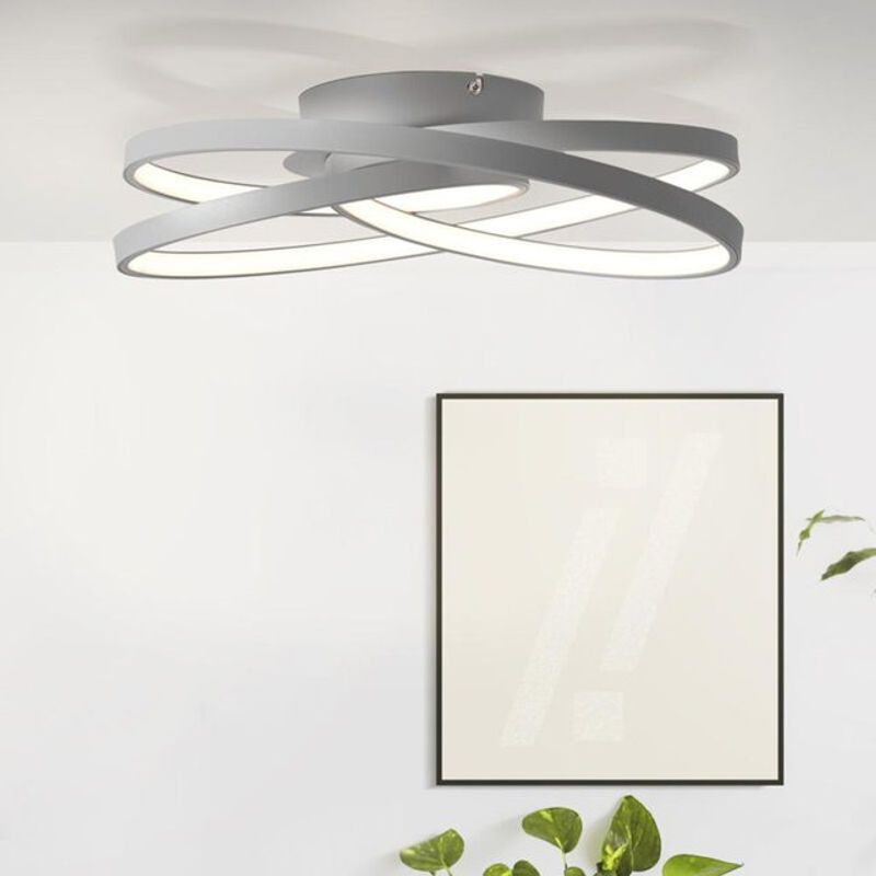 Brilliant LED-Deckenleuchte Labyrinth in Grau mit 42W und 4775lm - Bild 2