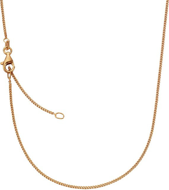 Zeeme Collier 925 Silber, rotvergilt, 42+3 cm, Damen - Bild 1