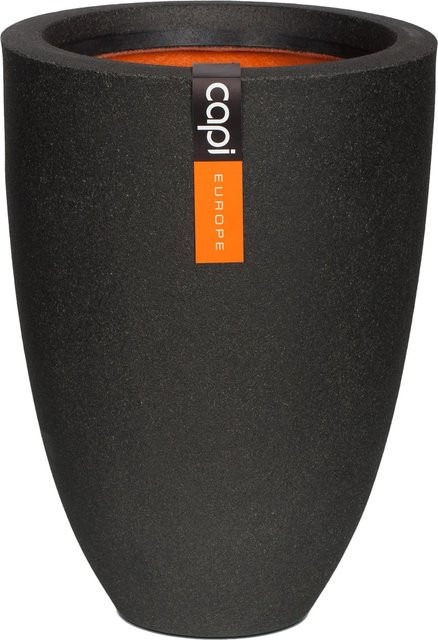 Capi Pflanztopf Smooth Schwarz Ø 26 cm x Höhe 36 cm - Bild 1