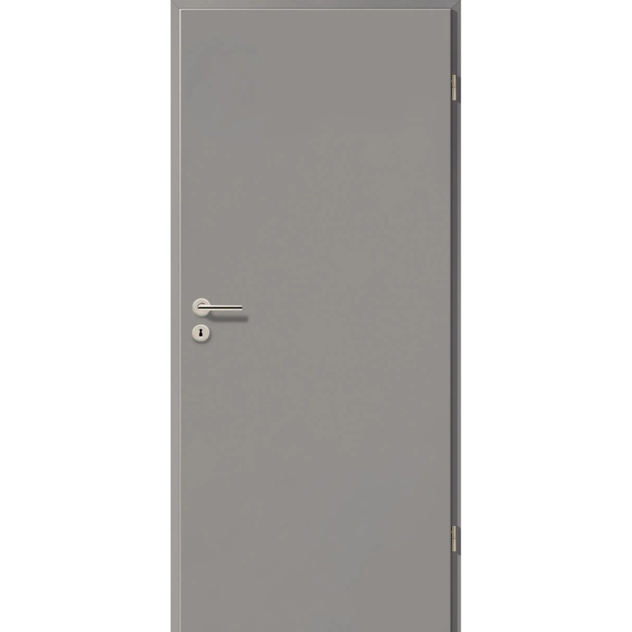 GetaDoor Zimmertür CPL in Grau mit Holzdekor, Anschlag Links, B: 86 cm, H: 198,5 cm - Bild 2