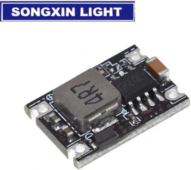 Cn3903 Mini DC-DC Buck Step-Down Wandler Modul 5V-30V auf 3,3V 5V Schwarz - Bild 1