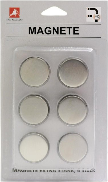 The Wall Magnetset in Silber Alumetallic aus Metall - Bild 1