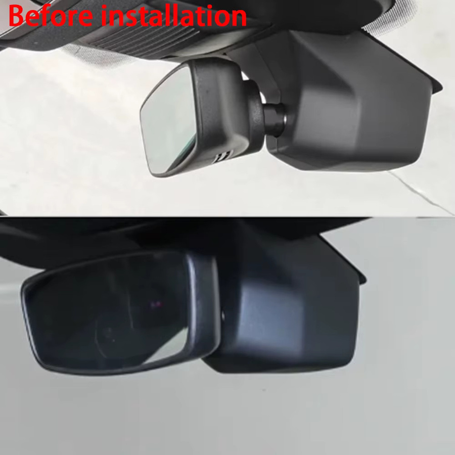 ZJCGO 4K Dash Cam Videorecorder mit Nachtsicht Plug and Play für Volkswagen VW Tayron Tiguan 3 Mk3, Schwarz - Bild 2