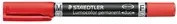 STAEDTLER Lumocolor Duo 348 Permanentmarker mit zwei Spitzengrößen in Schwarz und Rot - Bild 1