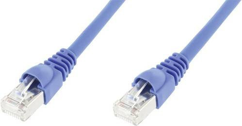 Telegärtner RJ45 Netzwerkkabel CAT 6a S/FTP Patchkabel Blau, Länge: 3,00 m - Bild 1