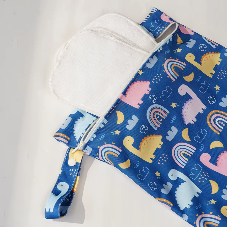 Kangobaby 2-teiliges Set aus waschbarer Babydecke und Aufbewahrungstasche in Blau, Größe: 26 x 36 cm - Bild 1