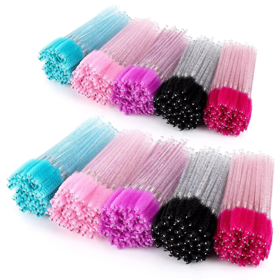 CNKESS Einweg Mascara Zauberstäbe, 100 Stück, Pink, Unisex - Bild 1