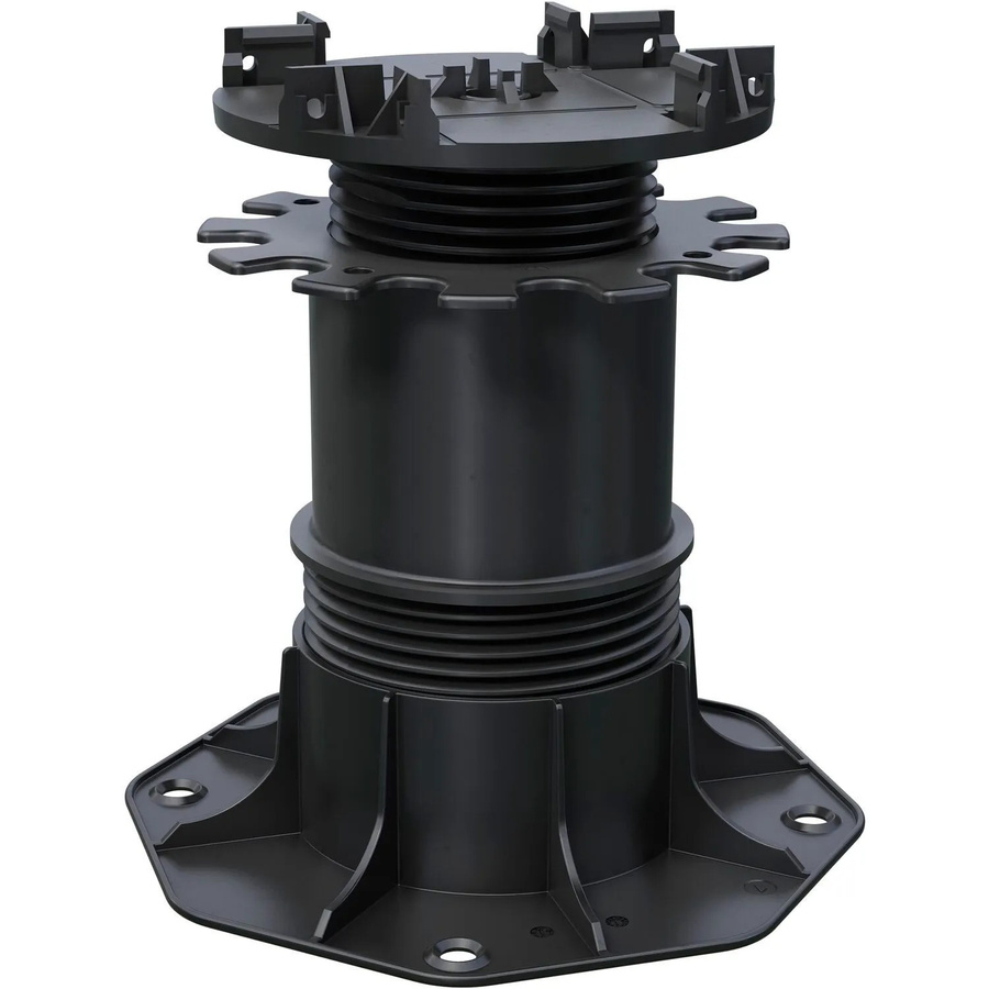 Terracon Terrassenlager CLIP verstellbare Stellfüße aus Kunststoff in Schwarz, B/T/H: 19 x 19 x 14,5 - 22,5 cm - Bild 2