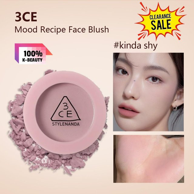 3CE Mood Recipe Rouge Puder, Matt, kinda shy, 5,5g - Bild 1