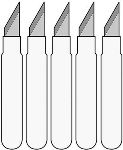 Donau Elektronik MS02-E Ersatz-Klingen für Hobby Messer in Silber - Bild 1