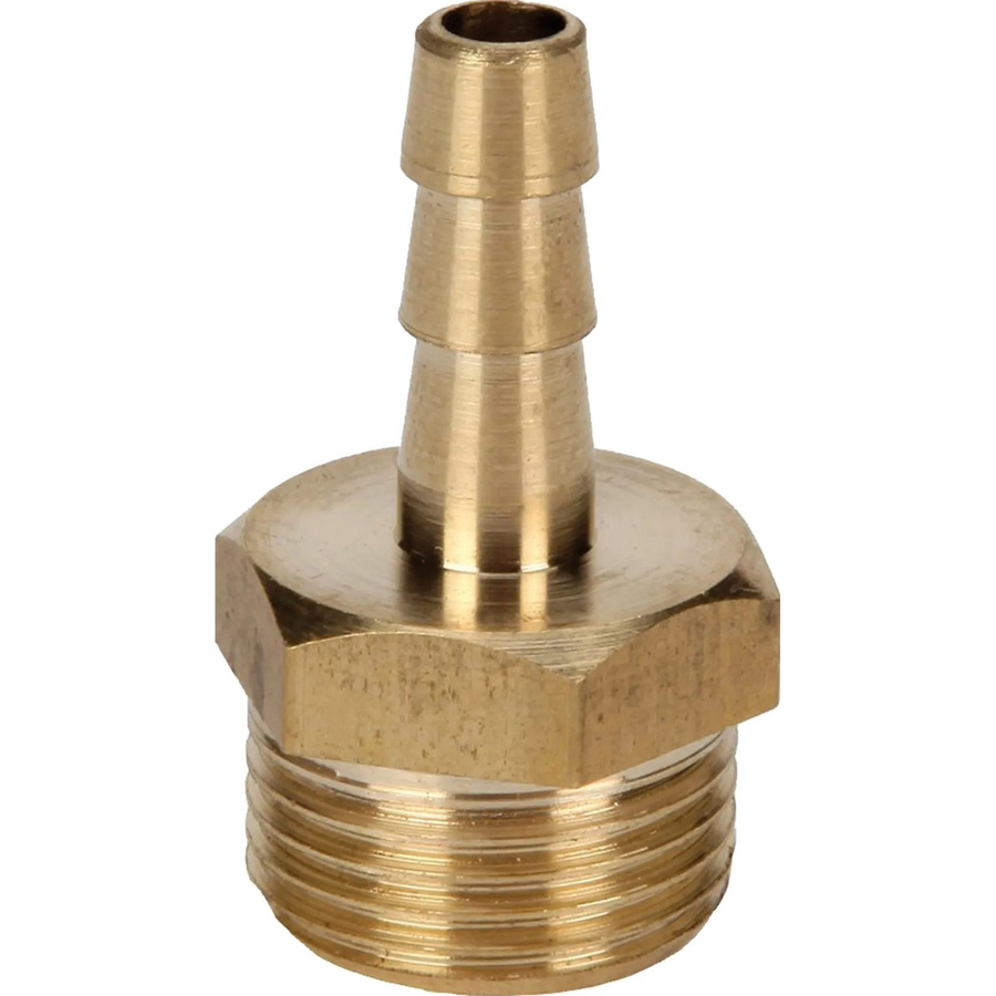 Einhell Druckluft-Stecktülle R 3/8 Zoll Außengewinde aus Messing in Gold - Bild 2