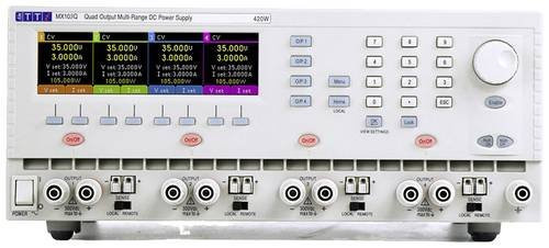 Aim TTi MX103Q-S2 Labornetzgerät mit 4 Ausgängen, einstellbar 0 - 35 V/DC und 0 - 6A, 420W, Farbe: Weiß, Anschlüsse: RS-232, USB, LAN - Bild 1