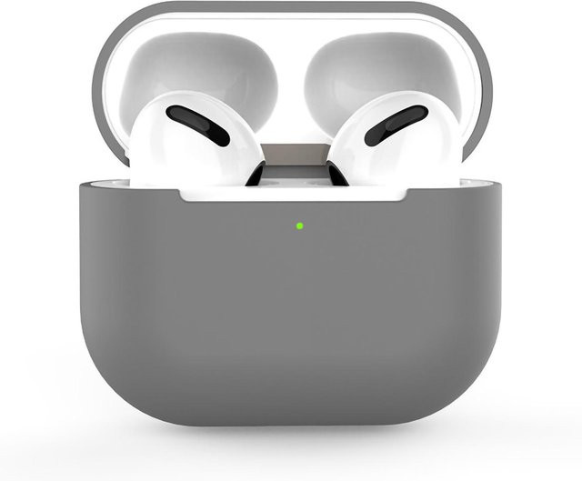 Andoer Silikon-Schutzhülle für Bluetooth-Kopfhörer in Grau, ultradünne und weiche Abdeckung für iOS-Ohrhörer - Bild 1