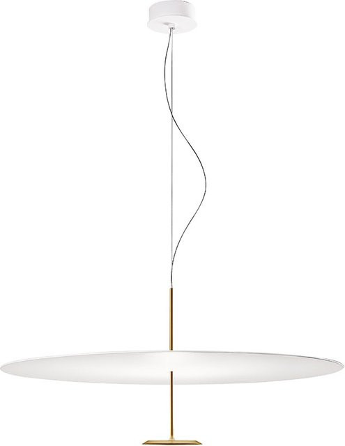 Lumina Dot 600 LED-Pendelleuchte in Messing eloxiert mit warmweißem Licht (3000K), Durchmesser: 60 cm - Bild 1