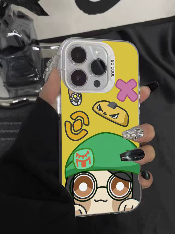 V-Valorant Game-Charakter Kunst Handyhülle für Apple iPhone 11 bis 17 Pro Max Plus, Stoßfeste Rückseite, Silber und Mehrfarbig - Bild 6