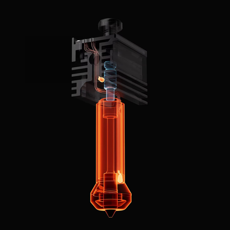 Bambu Lab H2C Induktions-Hotend für Standard- und High-Flow-Anwendungen in Schwarz - Bild 2