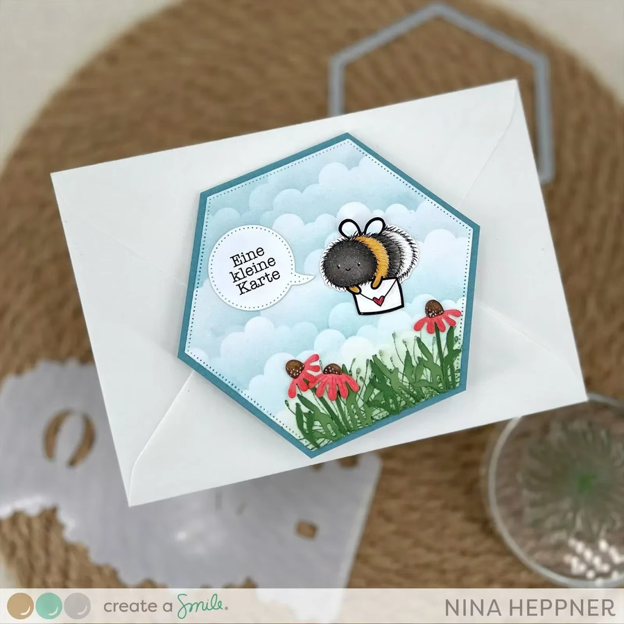 Bees and Foxes Metall-Stanzformen für Bastelarbeiten und Grußkarten, Mehrfarbig - Bild 1