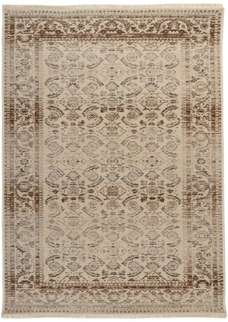 Kayoom Kurzflorteppich Charin 625 in Beige mit orientalischem Design, B/H/L: 120 x 0,35 x 180 cm - Bild 1