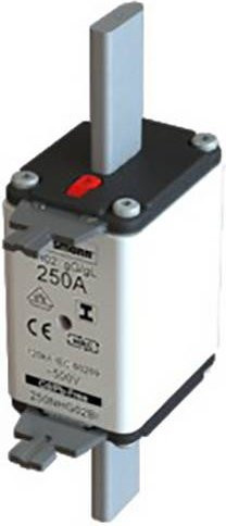 Eaton NH-Sicherung 250NHG02BI mit mechanischer Sicherungsanzeige Größe D02 500V 3er-Set in Weiß - Bild 1