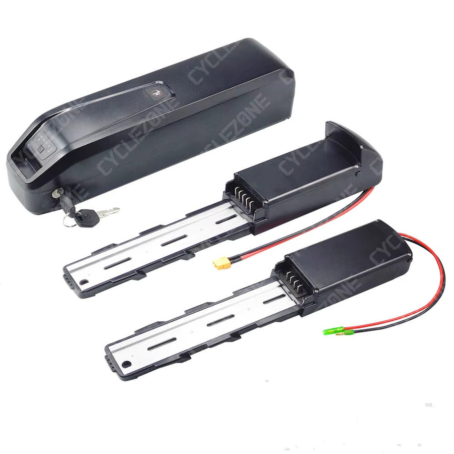 Onesport E-Bike Batterie Halterung 4-polige und 5-polige Montageplattenschiene in Schwarz für Onesport ONES3 Hitway Colorway Funhang EB-M1 Elektrofahrräder - Bild 2