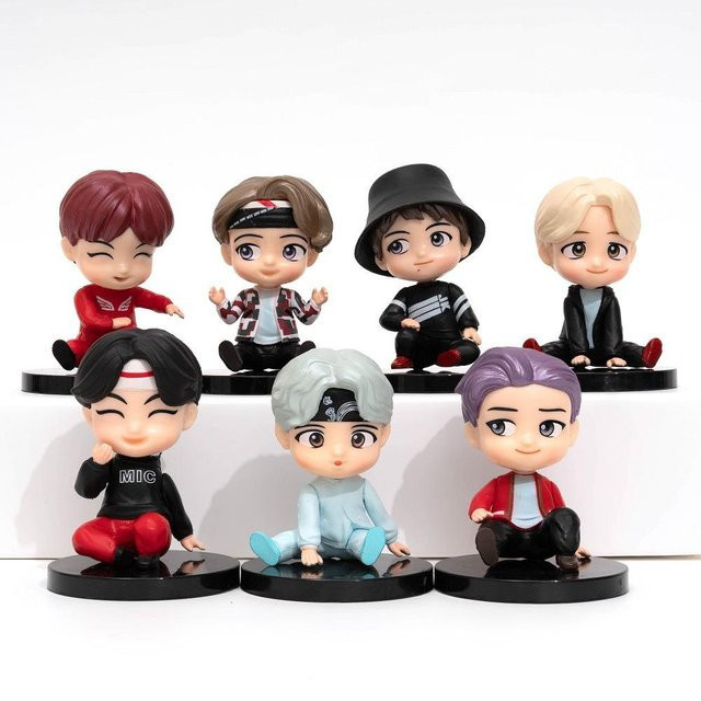 Bangtan Boys Puppe Modell, Actionfigur, 7-teiliges Set, ab 14 Jahren - Bild 1