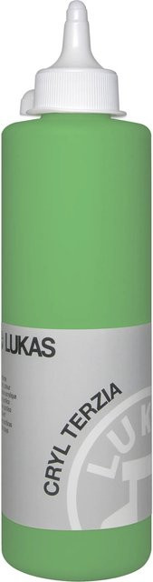 Lukas Cryl Terzia Acrylfarbe Studien-Qualität Chromgrün hell 500 ml - Bild 1