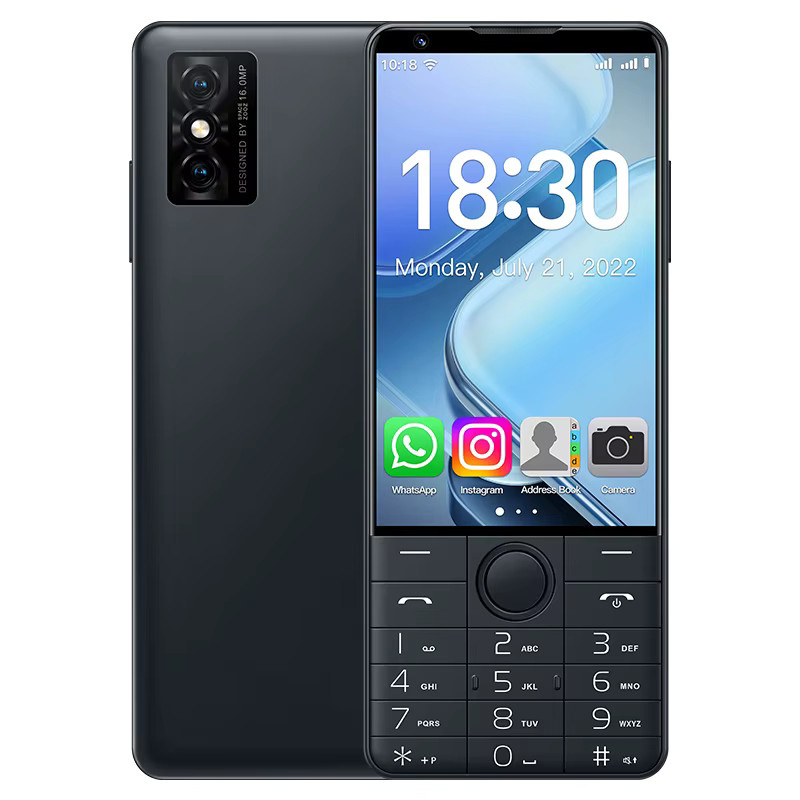 DOOV R70 Pro 4G Smartphone mit 4,0 Zoll Touchscreen, 128GB Speicher, 16MP Kamera und Hebräuscher Tastatur in Schwarz oder Grau - Bild 3