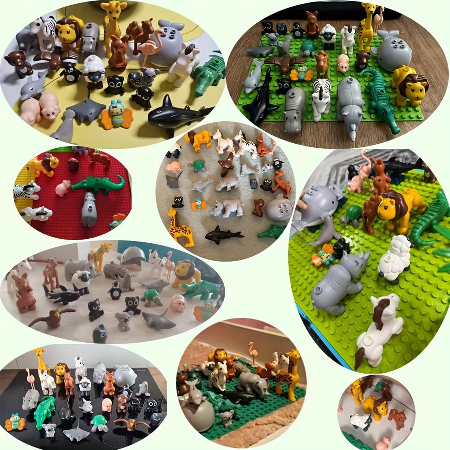 Yiran toy Bauernhof Serie Tiere Bausteine 25-teiliges Set - Bild 2