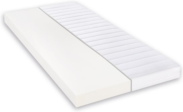 Concord Rolliday Komfortschaummatratze in Weiß mit abnehmbarem Bezug, Universalhärtegrad, B/T/H: 90 x 200 x 11 cm - Bild 1