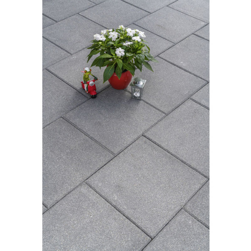 Mr. GARDENER Terrassenplatte Huesca aus Beton in Grau mit gefasten Kanten - Bild 2