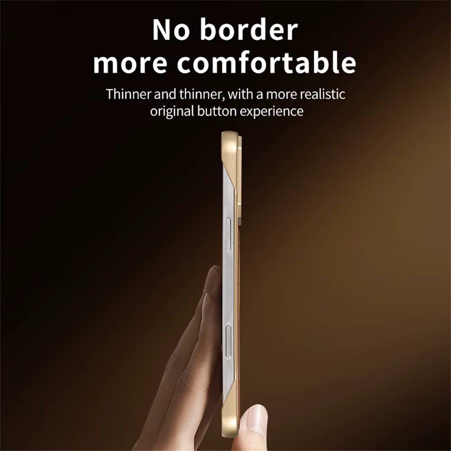 SZMUGUA Rahmenlose magnetische Handyhülle aus PU-Leder mit Aromatherapie für iPhone 17 Air 16e 16 15 14 Plus 13 12 11 Pro Max und MagSafe Kompatibilität in Braun - Bild 4