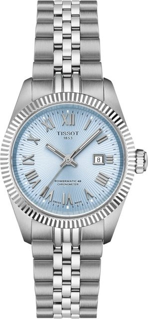 Tissot Damenuhr Ballade, Automatik, Edelstahl, Blau, 30 mm, 10 ATM - Bild 1