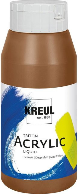KREUL Triton Acryl-Flüssigfarbe in Oxydbraun-Dunkel - Bild 1