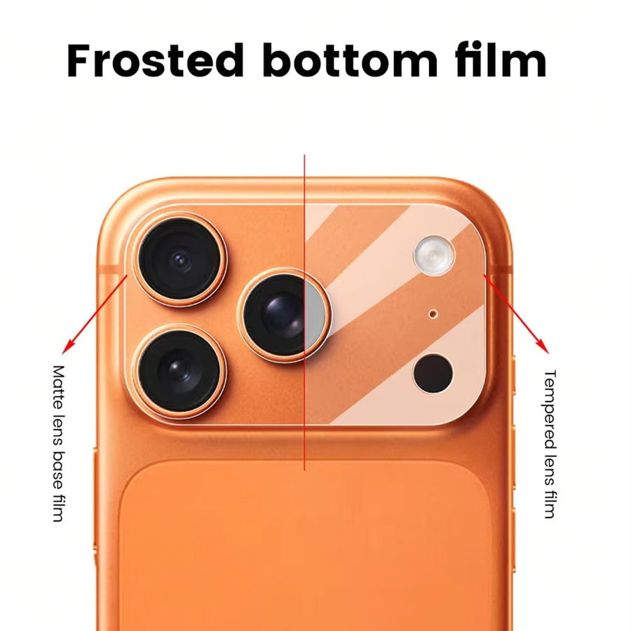 NNBILI 5er-Pack Matte Objektivschutzfolie für iPhone 17 Pro Max, iPhone 17 Pro, iPhone 18 Pro Max und iPhone 18, Transparent, Anti-Fingerabdruck und Kratzfest - Bild 4