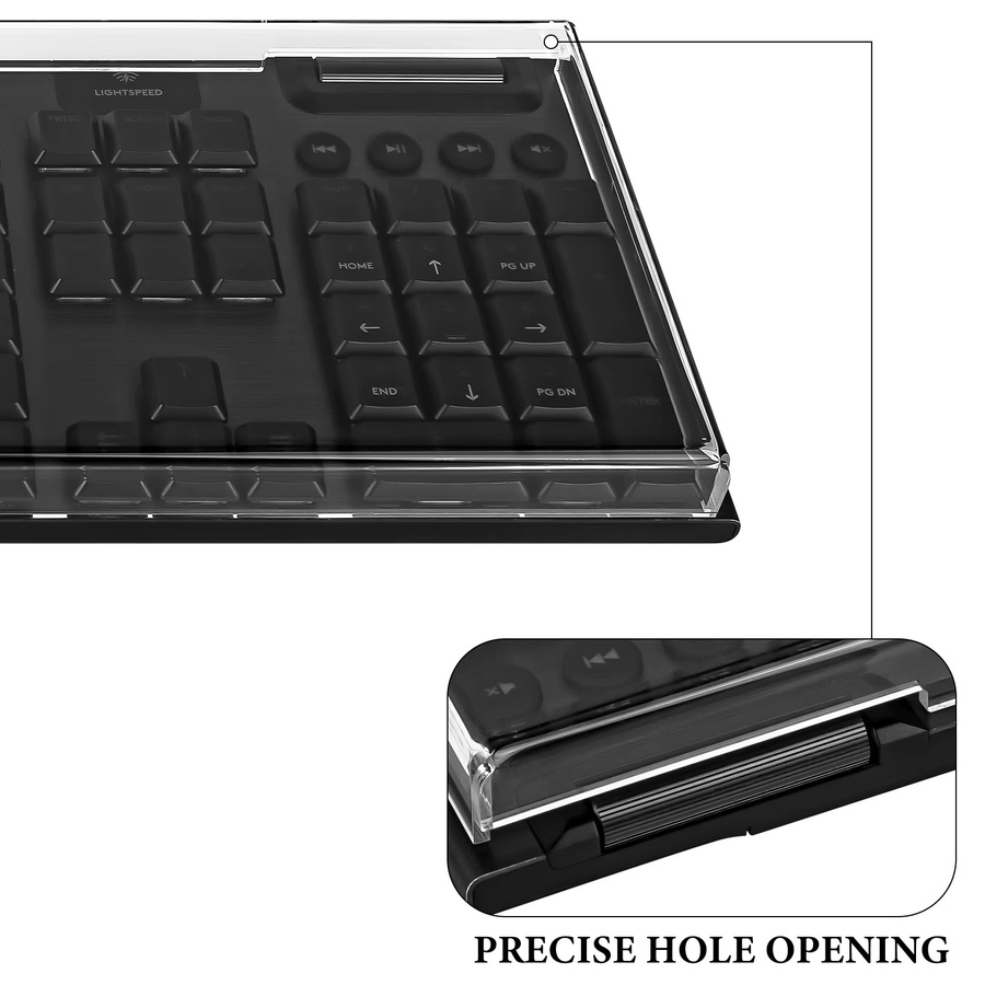 Geekria Tastatur-Staubschutz aus transparentem Acryl für Logitech G915, G915 X Lightspeed und G815 - Bild 2